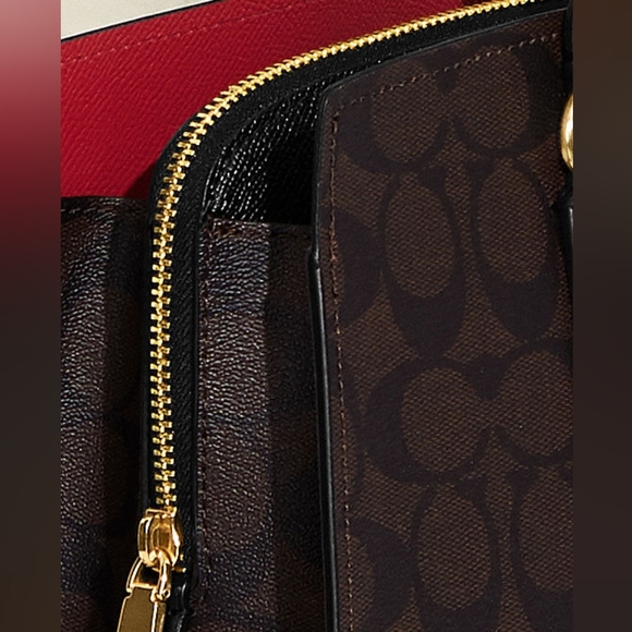 Coach Tatum Carryall In Signature Canvas - Picture 4 of 14